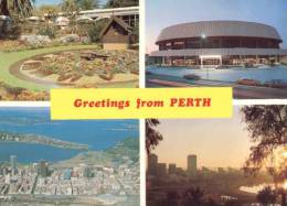 (120) Australia - WA - Perth With Flower Clock - Perth