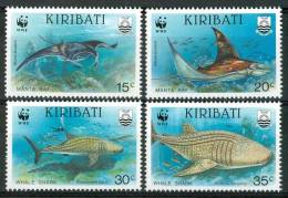 1991 Kiribati WWF Vita Marina Marine Life Pesci Fish Fische Poissons Set MNH** Po137 - Other & Unclassified