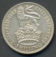 GREAT BRITAIN , SHILLING 1928 , SILVER - I. 1 Shilling