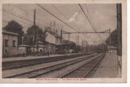 60  Oise  - Sainte-Geneviève - La Gare Et Les Quais - Sainte-Geneviève