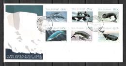 NEW ZEELAND ,  02/11/1988  Philatelic Bureau Wanganui  -  WHALES  (GA1356) - Wale