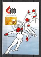 HELVETIA, 08/02/1987, Championnats Du Monde De Ski Alpin  - MONTANA-VERNALA  (GA1427) - Invierno 1984: Sarajevo