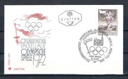 REPUBLIK ÖSTERREICH , 21/08/1972 Österreichischer Fackellauf Olympische Spiele  - WIEN (GA1446) - Invierno 1984: Sarajevo