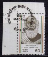 First Day Postmark  On India Mint 1984, Leader Of Sepoy Mutiny, Baba Kansi Ram - Ungebraucht