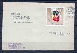 MAGYAR POSTA, 08/11/1968  FLEUROP (GA1662) - Hiver 1968: Grenoble