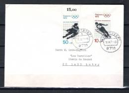 DEUTSCHE BUNDESPOST, 18/10/1971  MASARTSTERPT  -  SAPPORO (GA1668) - Hiver 1968: Grenoble