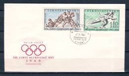 CESKOSLOVENSKO, 27/02/1960 Prvni Den Vydani -  PRAHA (GA1683) - Hiver 1960: Squaw Valley