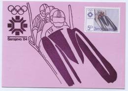 Winter Olympic Games SARAJEVO, 1984. Bobsleigh, Bobsled, Postal Stationery - Winter 1984: Sarajevo