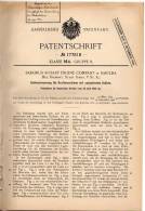 Original Patentschrift - Sadorus Rotary Engine In Sarilda , Idaho , 1905 , Kolbensteuerung Für Kraftmaschinen !!! - Machines