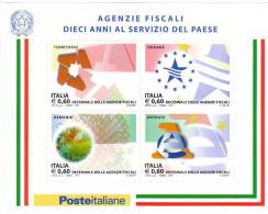 2011 ITALIA LE ISTITUZIONI AGENZIE FISCALI BF INTEGRO - Blocks & Kleinbögen