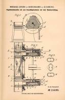 Original Patentschrift - M. Linder In Kriegshaber B. Augsburg , 1899 , Flegel - Dreschmaschine , Landwirtschaft !!! - Machines