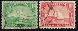 ADEN 1939 Adenese Dhow (Boutres) , 1 1/12a, 1r. 2v, Used, - Aden (1854-1963)