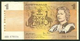 AUSTRALIA , 1 DOLLAR 1983 , P-42c - 1974-94 Australia Reserve Bank (paper Notes)