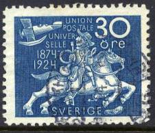 SWEDEN 1924  Universal Postal Union 30 öre  Used.  Michel 164 - Usati