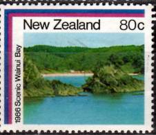 New Zealand 1986 80c Wainui Bay Issue  #853 - Usados