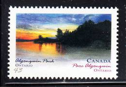 Canada MNH Scott #1472 43c Algonquin Park, Ontario - Provincial And Territorial Parks - Canada Day 1993 - Neufs