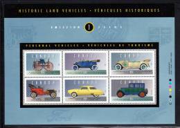 Canada MNH Scott #1490 Sheet Of 6 Historic Land Vehicles 1 - Unused Stamps