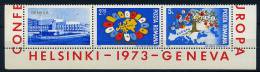 (cl 98 B) Roumanie ** Bloc N° 109 (une Bande) - Conférence Pour La Sécurité - Unused Stamps