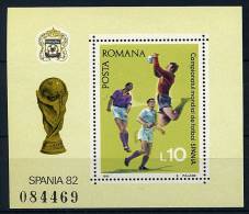 Roumanie ** Bloc N° 152 - "Espana 82" Coupe Du Monde De Foot - Unused Stamps