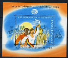 S	Roumanie ** Bloc N° 173 - Année Internationale De La Jeunesse - Unused Stamps