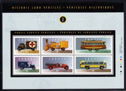 Canada MNH Scott #1527 Sheet Of 6 Historic Public Service Vehicles 2 - Ongebruikt