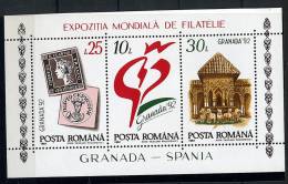 S	Roumanie ** Bloc N° 217 - "Granada 92" Expo Philat. - Neufs