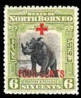 BORNEO NORD, NORTH BORNEO: Faune . Yvert N° 183+187+188+190 Avec Charniere( 4 Scans) - Borneo Del Nord (...-1963)
