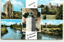 SAINT SAUVEUR LE VICOMTE  -  Carte Multivues De La Ville. - Saint Sauveur Le Vicomte