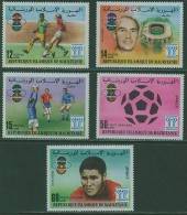 B378N0050 Football Stade 379 à 381 Et PA 182 à 183 Mauritanie 1977 Neuf ** Coupe Du Monde Argentina 78 - 1978 – Argentine