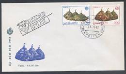 FDC RSM SAN MARINO 1977 - EUROPA CEPT - 114 - 1977