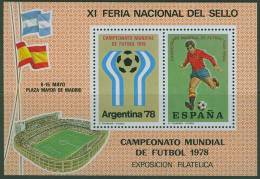 B178N0040 Bloc Stade Football Espagne 1978 Neuf ** Coupe Du Monde Argentina 78 - 1978 – Argentina