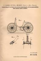 Original Patentschrift - G. Gaskell In Bromley , Kent , 1898 , Steering For Bicycle With Two Steering Wheels , London !! - Sonstige & Ohne Zuordnung