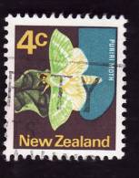 Nouvelle Zelande  1970 -  YT   513  -  Puriri Moth -  Oblitéré - Oblitérés