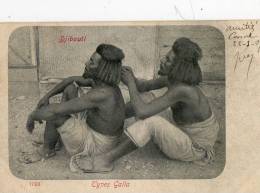 ETHNOLOGIE Types D'indigènes Galla Coiffure DJIBOUTI Gros Plan - Unclassified