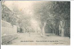 Sallèles D Aude Place Du Portail Et Rue Des Arts Cpa Bon état - Salleles D'Aude