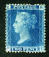 1858 GB  Sc29 Cat.$325.+ / SG#45 Plate9 Mint*- (199 ) - Neufs