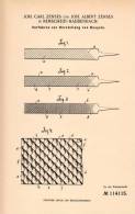 Original Patentschrift - J. Zenses In Remscheid - Haddenbach , 1900 , Herstellung Von Raspeln , Feile , Raspel !!! - Ancient Tools