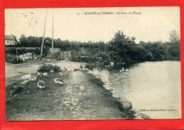 QUARRE LES TOMBES 1906 COIN DE L ETANG CARTE EN TRES BON ETAT - Quarre Les Tombes