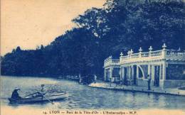 Carte Postale LYON PARC TETE D'OR EMBARCADERE   Promenade Barques Animée - Lyon 3