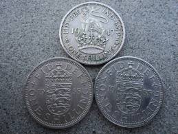 GRAN BRETAGNA - LOTTO MONETE VARI ANNI 1947 E 1955 - C. 1/2 Penny
