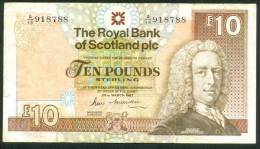 SCOTLAND , 10 POUNDS 26.3.1987 . P-348 - 10 Ponden