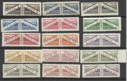 REPUBBLICA DI SAN MARINO 1928 PACCHI POSTALI NON DENTELLATI IN MEZZO PARCEL POST SERIE COMPLETA COMPLETE SET MNH - Parcel Post Stamps