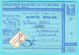 Postcard - Coloured Gravure Lettercard, North Wales     (V 14860) - Sonstige & Ohne Zuordnung