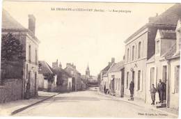 LA FRESNAYE SUR CHEDOUET   La Rue Principale - La Fresnaye Sur Chédouet