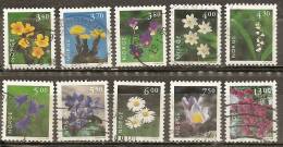 Norvege Norway 1997/8 Fleurs Flowers Obl - Used Stamps