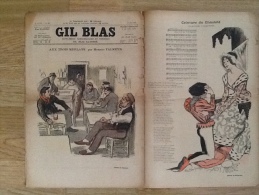 GIL BLAS ORIGINAL  AUX TROIS MERLANS PAR MAURICE TALMEYR - Zeitschriften - Vor 1900