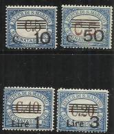 SAN MARINO 1940 SEGNATASSE SOPRASTAMPATI OVERPRINTED SERIE COMPLETA MNH BEN CENTRATA - Timbres-taxe