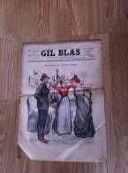 GIL BLAS ORIGINAL EN POIRE PAR LUCIEN PUECH - Magazines - Before 1900