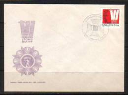 POLAND FDC 1979 4th CONGRESS ZBOWiD Association Of Fighters For Freedom And Democracy Veterans Army Military Peace Dove - FDC