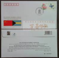 PFTN.WJ2012-24 CHINA-BAHAMA DIPLOMATIC COMM.COVER - Lettres & Documents